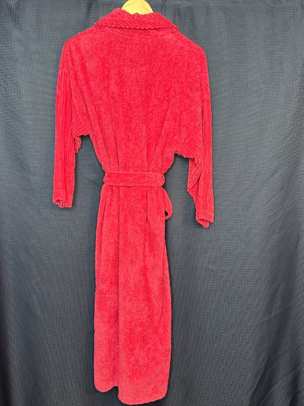 Vintage Herbcraft Chenile Robe, Belted Pockets, SZ Small Made in USA Cottagecore - Picture 2 of 6